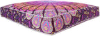 Mandala Floor Pillow Cover Meditation Cushion Seating Throw Hippie Round - Image 6
