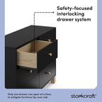 Storkcraft California 6-Drawer Double Dresser - Image 7