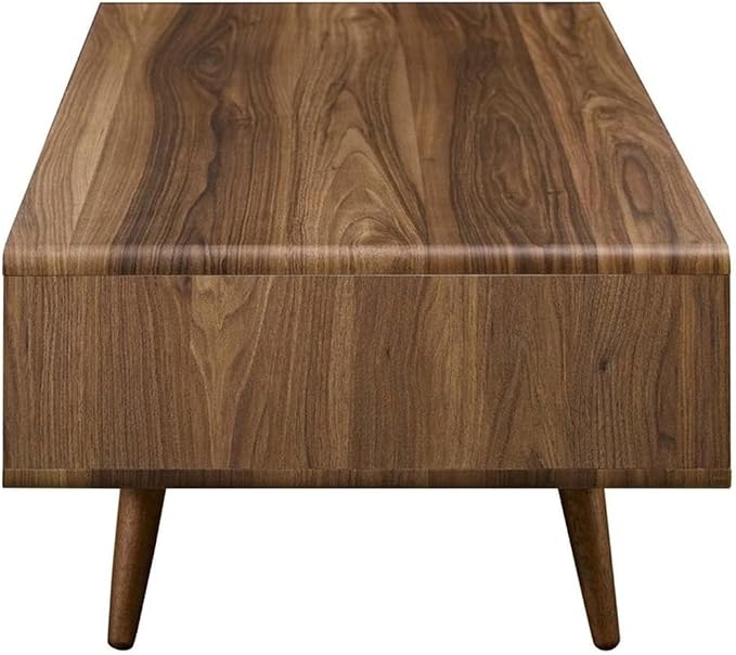 Modway Transmit Mid-Century Coffee Table, Walnut White - Image 4