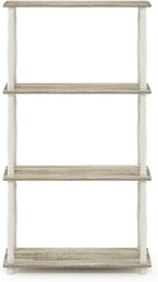 Furinno Turn-N-Tube 4-Tier Multipurpose Shelf Display Rack, Classic Tubes - Image 6