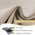 H.VERSAILTEX Thermal Insulated Blackout Window Panels Microfiber - Image 3