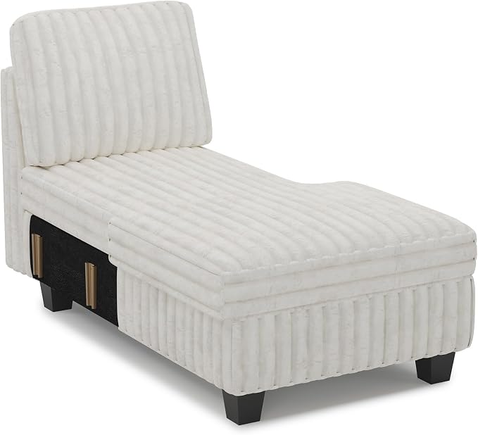 Belffin Modular Sectional Storage Chaise Module - Image 9