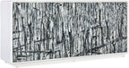 Hooker Furniture Melange Graffitio Wood Credenza in White by HookerFurniture