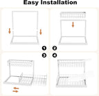 REALINN Under Sink Organizer, Pull Out Cabinet Organizer 2 Tier Slide Out Sink - Image 7
