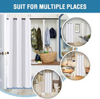 H.VERSAILTEX Doorway Curtain Blackout Closet Door Curtain Room Divider Window - Image 5