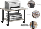 Lerliuo Under Desk Printer Stand, 2-Tier Industrial Mobile Printer Table - Image 6