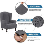 H.VERSAILTEX Wing Chair Slipcover Chair Covers - Image 3
