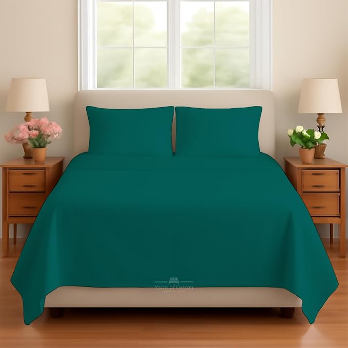 Sleeper Sofa Bed Sheet, 100% Cotton 400 Thread Count, 4 Piece Set, Deep Pocket by BeyondWhatYouSee