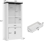 SEDETA Farmhouse Bookshelves and Bookcases - Image 2