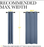 NICETOWN Blackout Curtains for Bedroom, Home Decoration Thermal Insulated Noise - Image 6