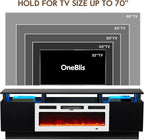 70" TV Stand for Living Room, Modern Entertainment Center & Media Console - Image 7