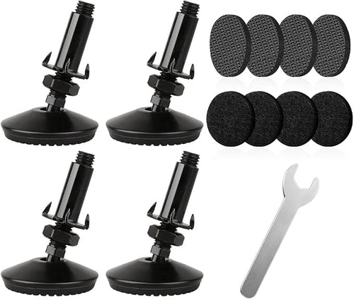 4 Set M10 Swivel Adjustable Leveling Feet, Heavy Duty Height Adjuster Furniture by Tahikem