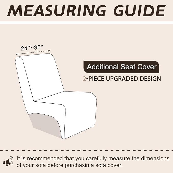 Arfntevss Sectional Recliner Couch Covers Velvet Corner Sectional Sofa Cover - Image 2