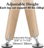 4 Set M10 Swivel Adjustable Leveling Feet, Heavy Duty Height Adjuster Furniture - Image 4
