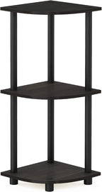 Furinno TURN-N-TUBE Corner Shelf, 3-Tier Corner Bookshelf, Display Storage - Image 6