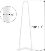 SMARTSTANDARD 14 Inch Heavy Duty Hairpin Furniture Legs, Metal Home DIY Projects - Image 8