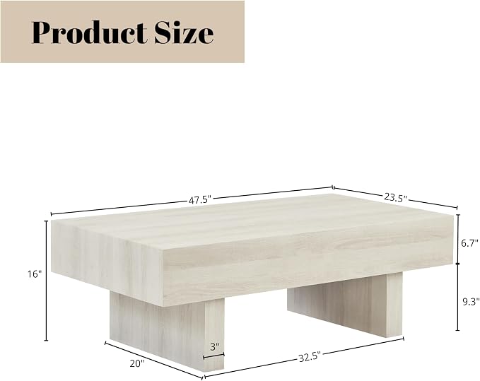 Roundhill Furniture Athens Modern Accent Coffee Table - Image 2