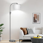 Nintiue Upgraded Modern Arc Dimmable Tall Standing Floor Lamp by Nintiue