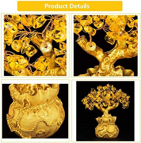 Feng Shui Decor Money Tree Crystal Chinese Decorations Money Tree for Wealth and Good Luck - Image 5