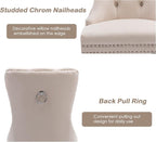KCC Velvet Dining Chairs Set of 6, Upholstered High-end Tufted Dining Room Chair - Image 6