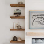 QEEIG Floating Shelves for Wall Bathroom Shelf Bedroom Kitchen Living Room - Image 5