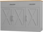 Shintenchi Modern Farmhouse Sideboard Buffet Cabinet by Shintenchi%7CFurnitureMadeforRealLife