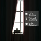 Pink and Teal Ombre Blackout Curtains - Image 3