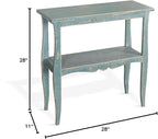 Sunny Designs Marina Green Sea Grass Solid Wood and Veneers Side Table - Image 3