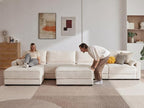 Vipbear 160" Oversized Modular Sectional Sofa, U Shaped Couch Set - Image 8