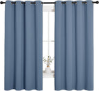 NICETOWN Blackout Curtains for Kitchen Window, Sound & Heat & Cold Reducing - Image 2