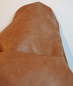 NAT Leathers | British Tan Soft Faux Vegan PU Leather by The Yard Synthetic - Image 6