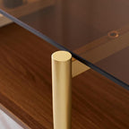 LumFurn Rectangle Coffee Table, Mid-Century Modern Design, L41 W21 x H17 - Image 5