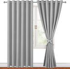 Blackout Curtains for Bedroom, 70 x 84 Inch, 2 Panels | Thermal Insulated & by Hiasan