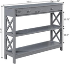 Convenience Concepts Oxford 1-Drawer Console Table 39.5" - Image 3