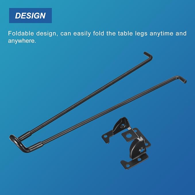 uxcell Folding Table Legs - Image 3