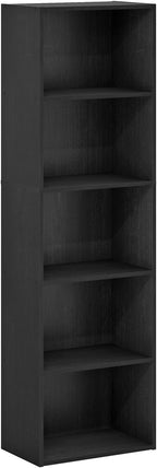 Furinno LUDER Book Shelf, 5-Tier Bookshelf, Bookcase - Image 6
