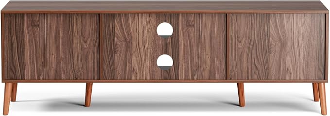 ZttRiee TV Stand for TVs up to 65'', Entertainment Center - Image 6