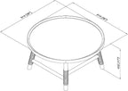 Livabliss x Becki Owens Esmarca Modern Coastal Coffee Table - Image 2