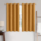 MIULEE 100% Blackout Linen Curtains by MIULEE