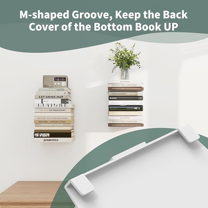 Mefirt Invisible Floating Bookshelves - Image 5