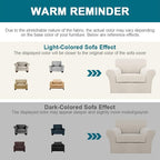 Turquoize 2 Piece Chair Covers Chair Slipcovers - Image 6