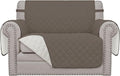 Easy-Going Reversible Couch Cover, Oversized Chair, Taupe/Ivory | Machine by Easy-Going