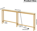 VASMIA 70.9 Inch Narrow Console Table - Image 3