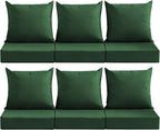 Outdoor Deep Seat Cushion Set, 24x24 Inch Water-Resistant & Fade-Resistant by MuaMelop