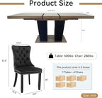 Henf 7 Pieces Extendable Dining Table Set - Image 7