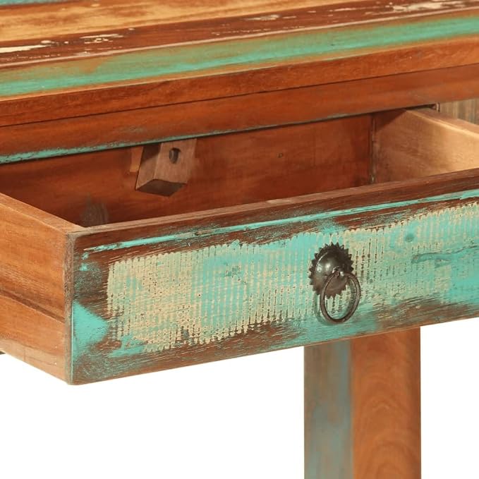 Console Table 43.3"x11.8"x29.5" Solid Wood Reclaimed End Table NightstandsSofa - Image 7
