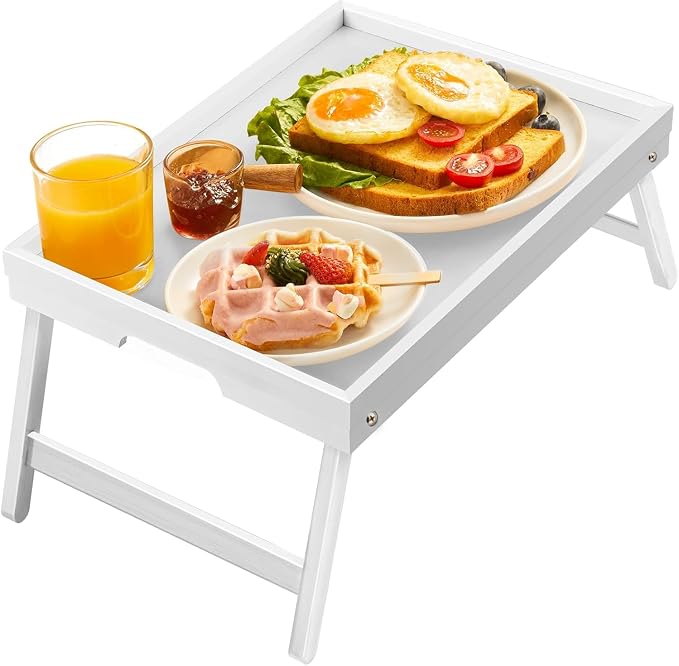 Bamboo Bed Tray for Breakfast, Snack Table by Pipishell