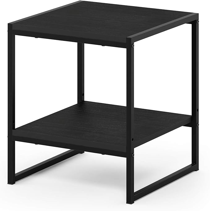 FURINNO Camnus Modern Living 2-Tier End Table, 15.9 in x 15.75 in x 18 in - Image 5