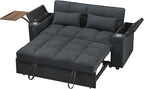hansones 65'' 3-in-1 Folding Convertible Sofa Bed, Pullout Sofa, Modern - Image 6