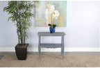 Sunny Designs Marina Ocean Blue Solid Wood and Veneers Side Table - Image 2